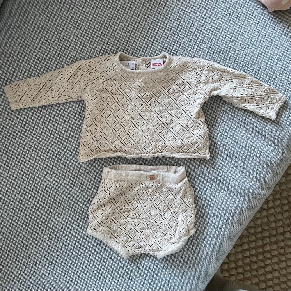 Natural Pointelle Set